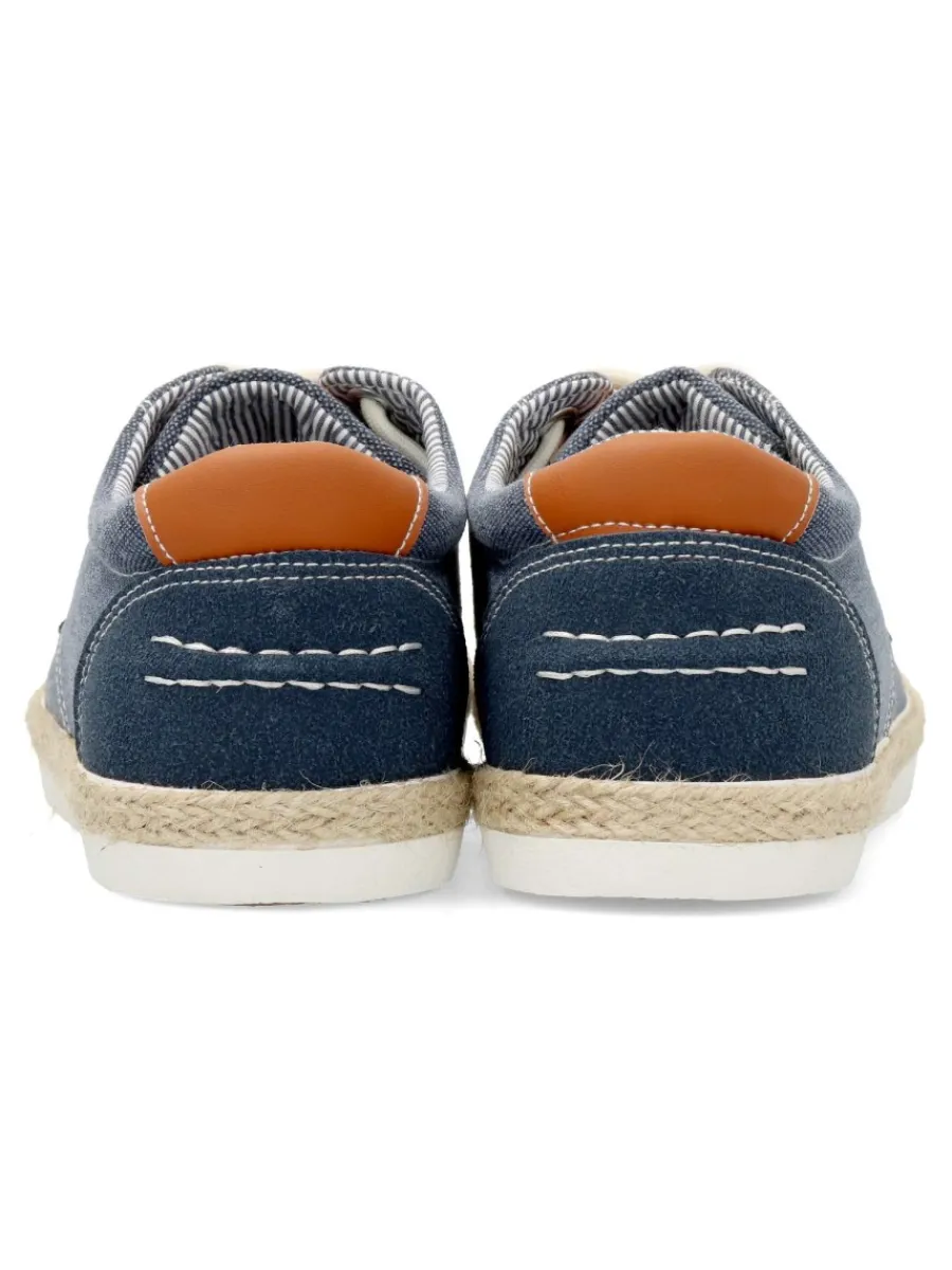 Hot VVNN Zapatilla lona casual hombre yute