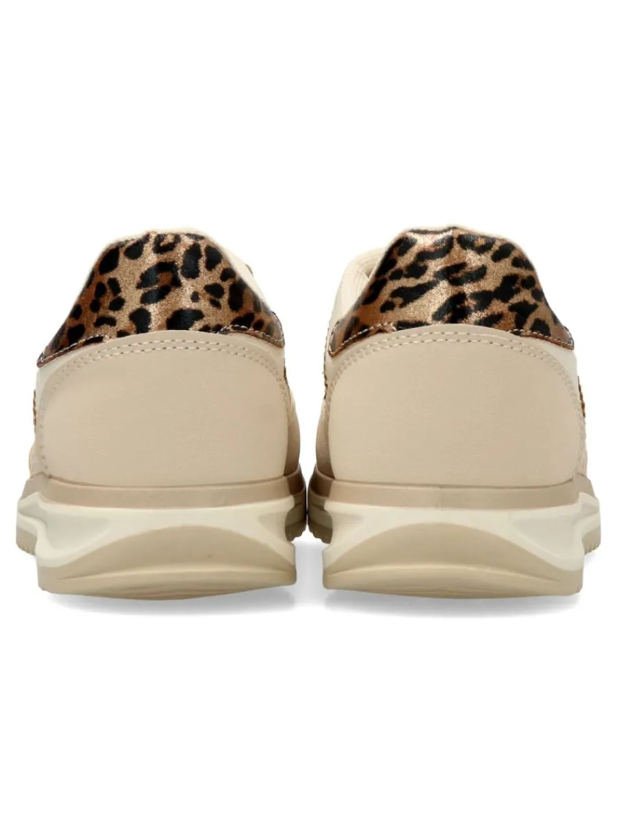 Fashion VVNN Zapatilla sneakers print leopardo mujer