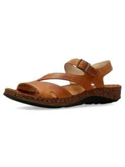Outlet WALK&FLY Sandalia piel confort tiras mujer