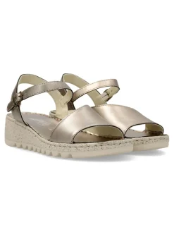 Discount WALK&FLY Sandalia piel confort hebilla mujer
