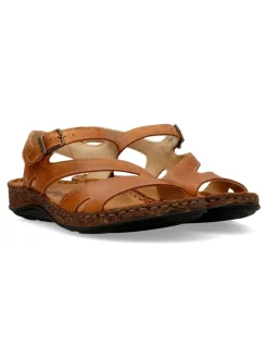 Outlet WALK&FLY Sandalia piel confort tiras mujer