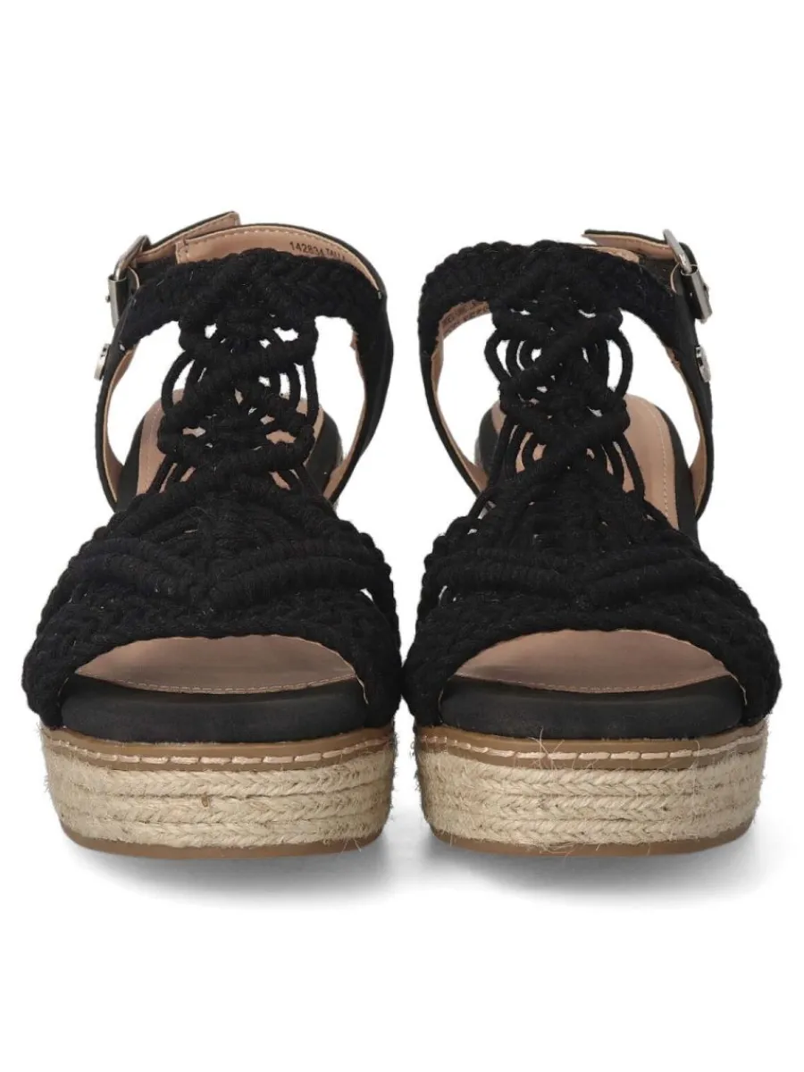 Outlet XTI Sandalia alpargata cuña alta mujer