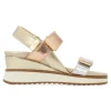 New XTI Sandalia casual confort multi metalizada