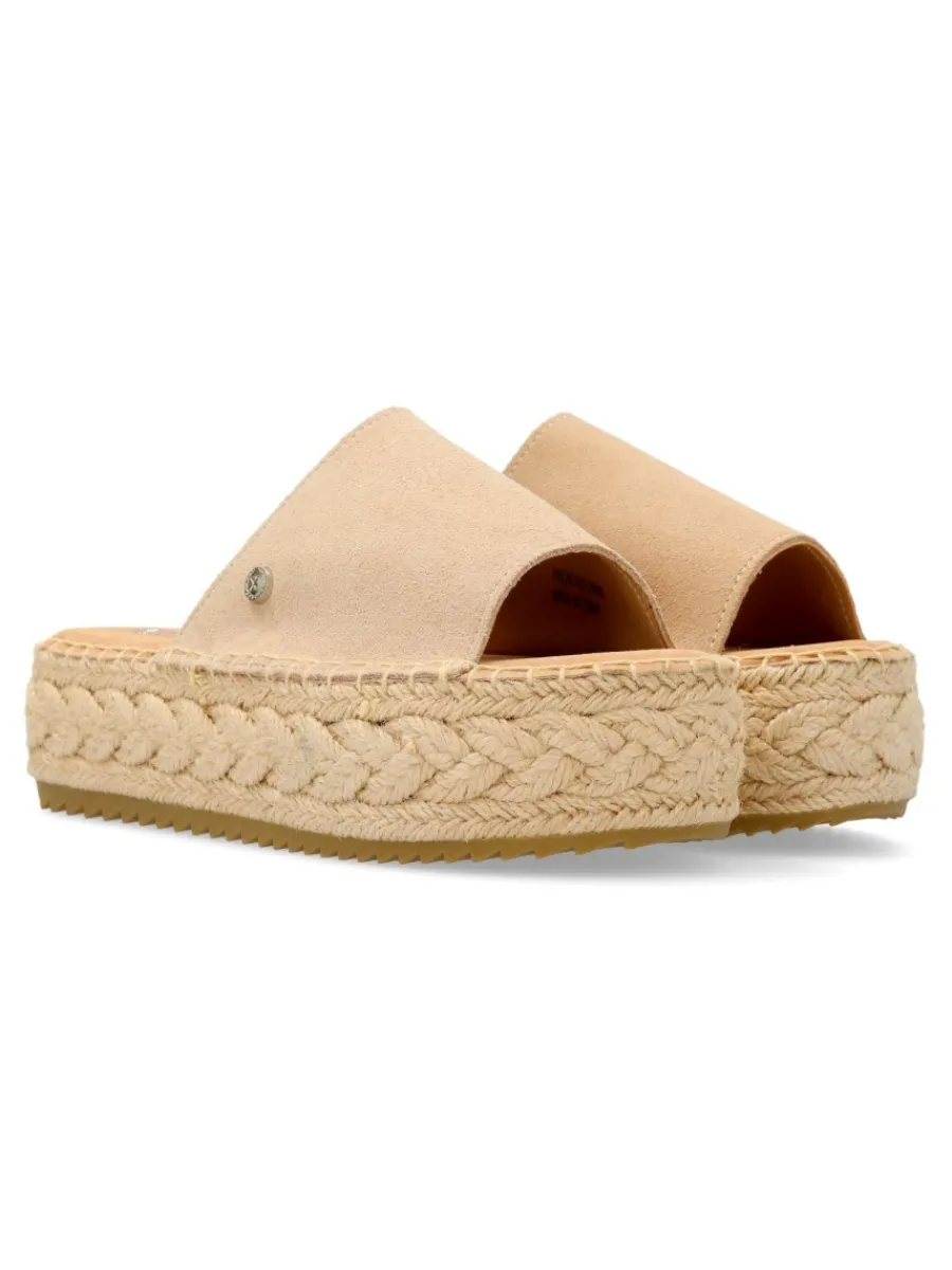 Clearance XTI Sandalia pala suela yute plataforma