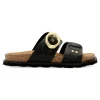 Fashion YOKONO Sandalia bio piel confort hebilla dorada