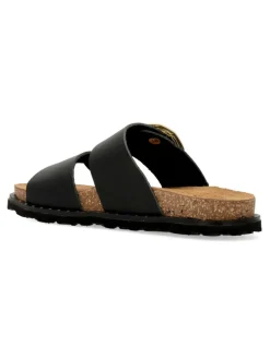 Fashion YOKONO Sandalia bio piel confort hebilla dorada