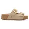 Online YOKONO Sandalia bio plataforma piel nobuck