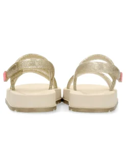 Clearance ZAXY Sandalia tiras doradas Glitter niña